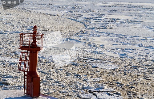 Image of frozen Baltic Sea