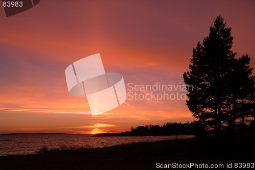 Image of Sunset on Gulf of Finland