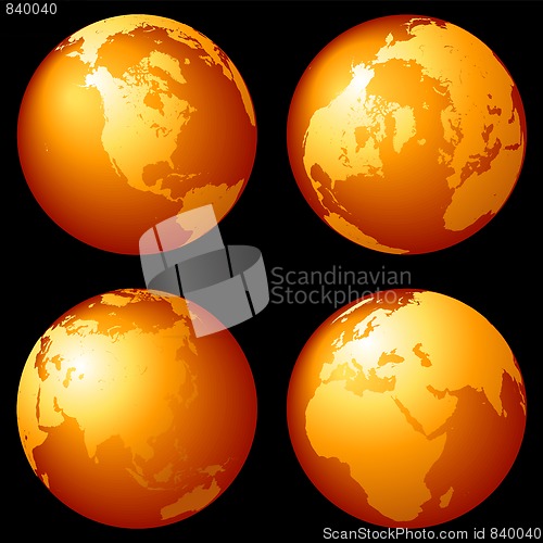 Image of Earth globes