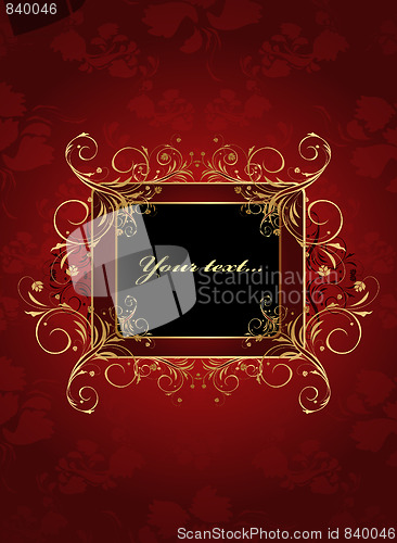 Image of Floral frame