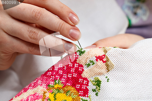 Image of Cross-stitching