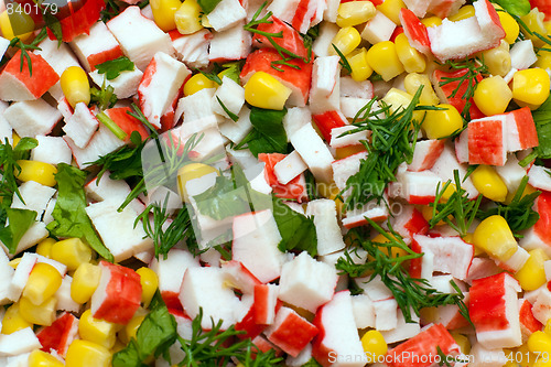 Image of Salad with crab