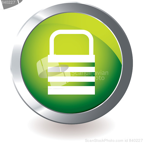 Image of green icon lock