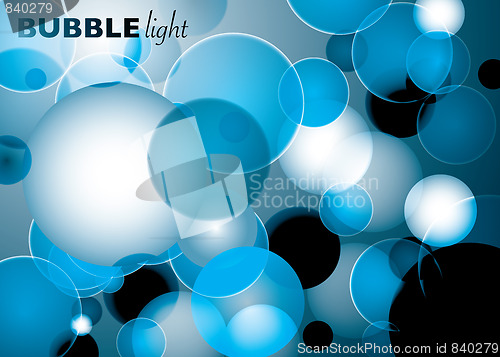 Image of bubble light blue