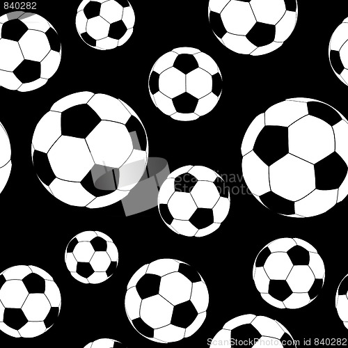 Image of seamless soccer ball