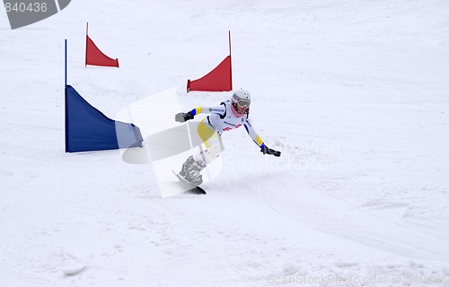Image of Snowboard. Competition.