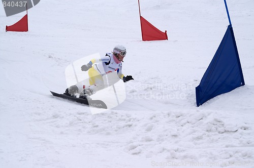 Image of Snowboard. Competition.