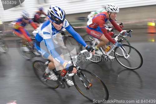 Image of Bikers in the Rain