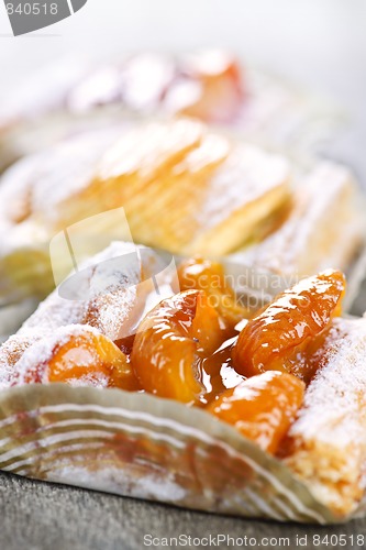 Image of Pieces of fruit strudel