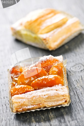 Image of Pieces of fruit strudel