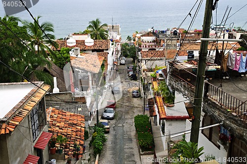 Image of City street in Puerto Vallarta, Mexico