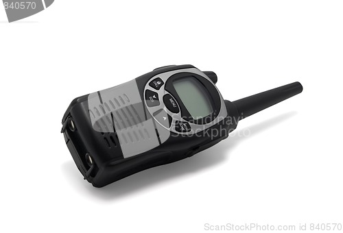 Image of Black walkie talkie