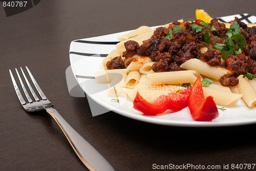 Image of fork and dish