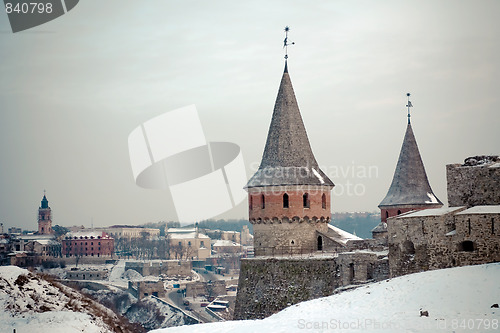 Image of View to castle and town