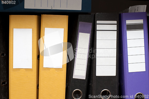 Image of Folders on a shelf