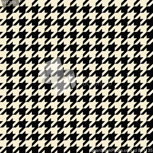 Image of Tan Houndstooth Pattern
