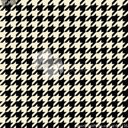 Image of Tan Houndstooth Pattern