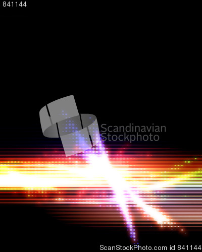 Image of Rainbow Abstract Flare Layout