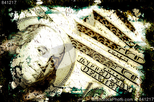 Image of Grungy Money Background
