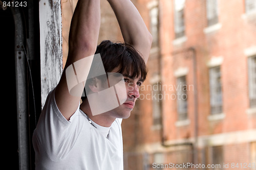 Image of Young Man Hanging Out
