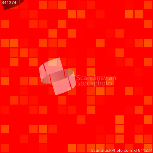 Image of Red Squares Pattern