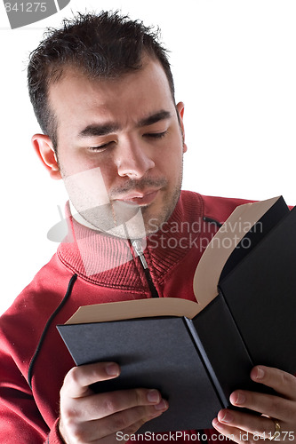 Image of Man Reading a Book