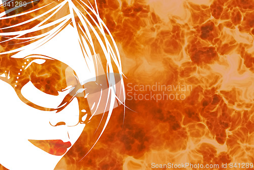 Image of Fiery Woman