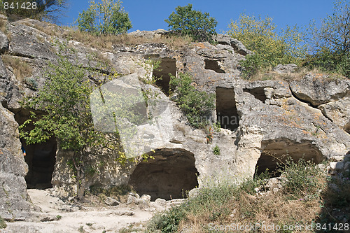 Image of Chufut-Kale, cave settlement in Crimea