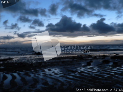 Image of Nightfall at beach