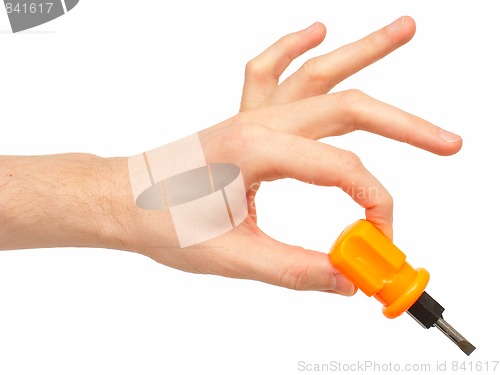 Image of Yellow screwdriver