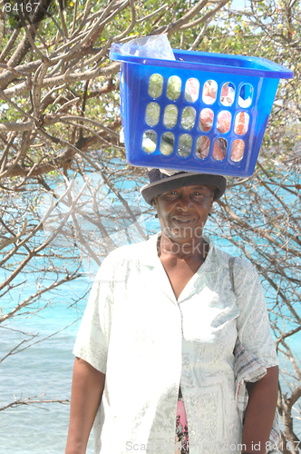 Image of produce lady 599