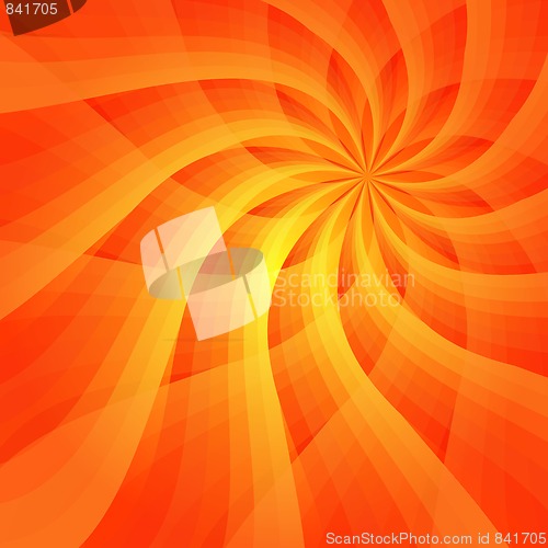 Image of Abstract Vivid Orange Background