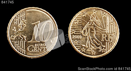 Image of Ten cent of Euro coin