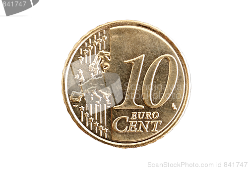 Image of Euro coin macro