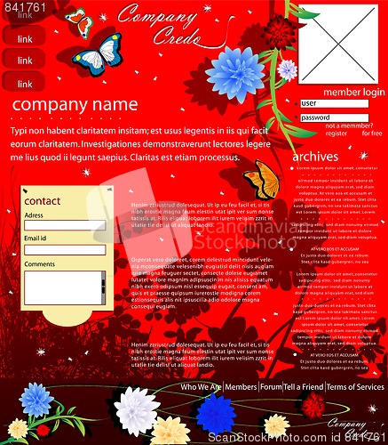 Image of Web template 