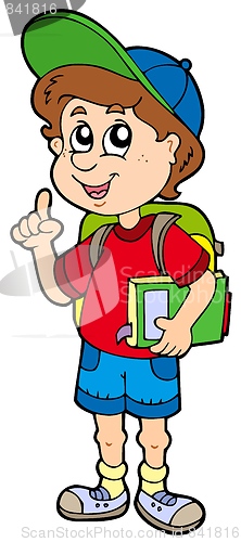 Image of Advising school boy