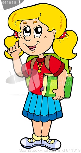 Image of Advising school girl