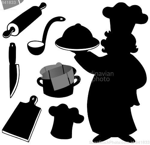 Image of Chef silhouettes collection