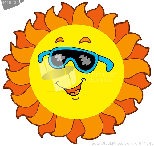 Image of Happy cartoon Sun