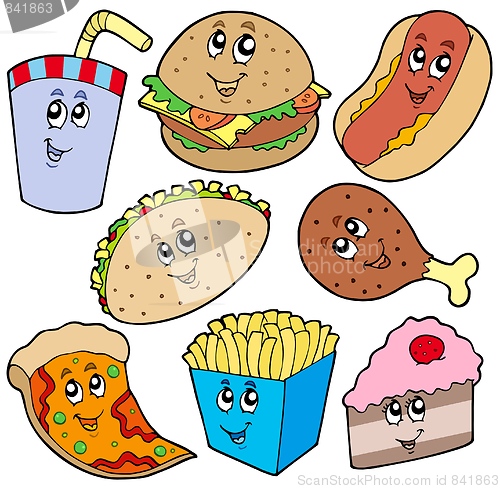 Image of Fast food collection