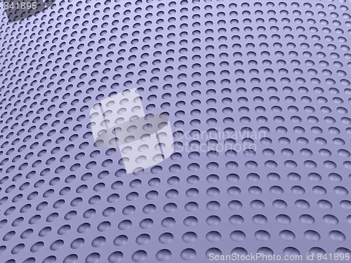 Image of The background with cavity array textured surface.