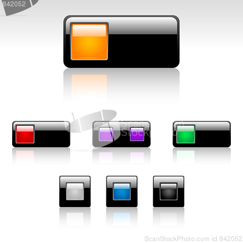 Image of Glossy  buttons
