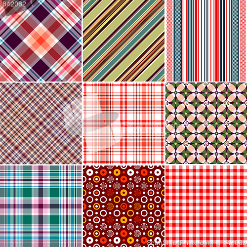 Image of Set Seamless Patterns