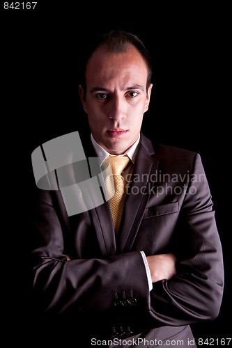Image of Young Business Man with a serious look