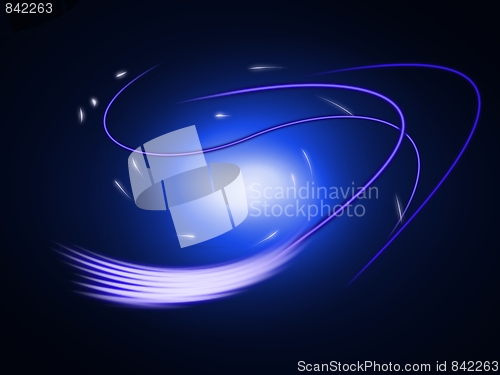 Image of Background Blue Glow Lines