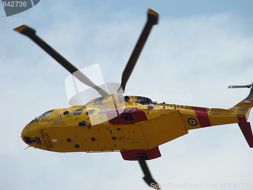Image of A helicopter.