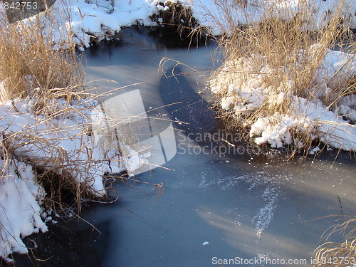 Image of Winter's cold breath.