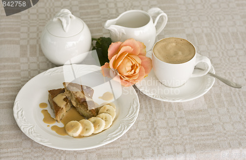Image of cake and coffee