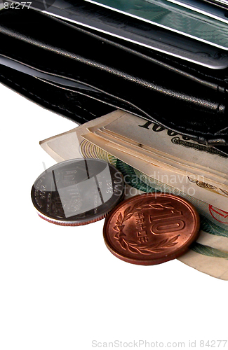 Image of Wallet And Some Money