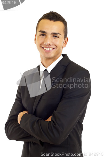 Image of smiling young businessman